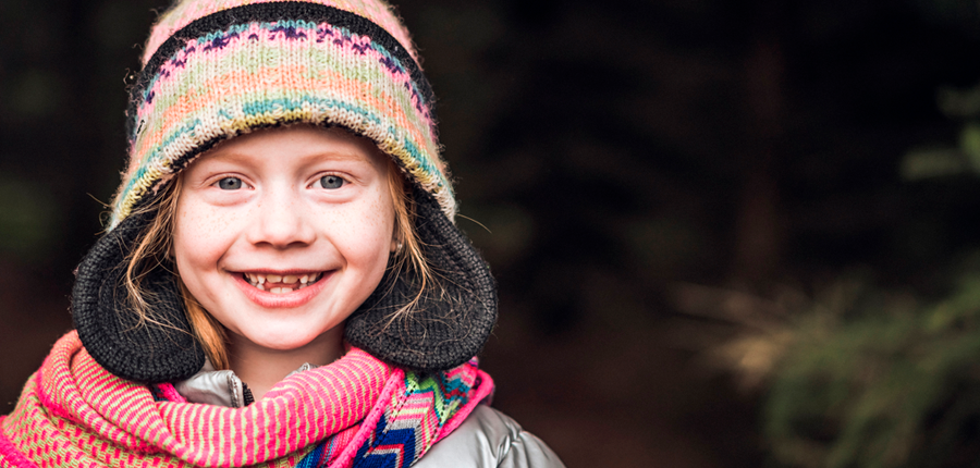 Sådan passer du bedst på dit barns hud om vinteren