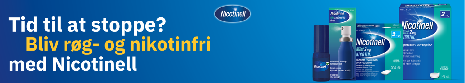 Nicotinell Top Banner Underkategori Rygestop